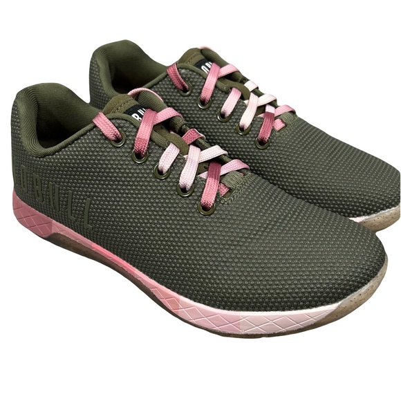 NOBULL Women's Army Green/Pink Gradient Crossfit Training Shoes Size 8 - Picture 3 of 14